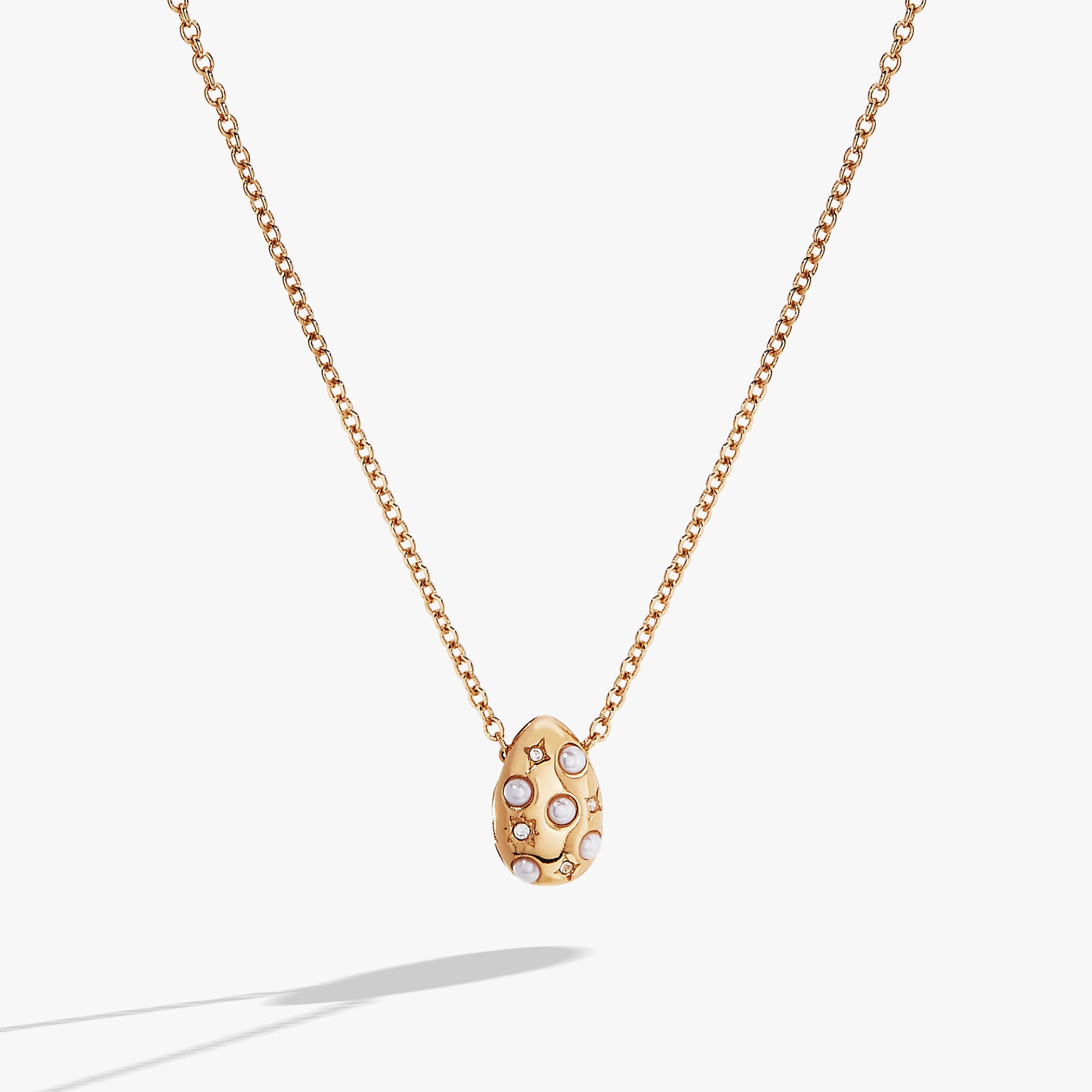 Pearl and Crystal Pendant Necklace ALEX AND ANI