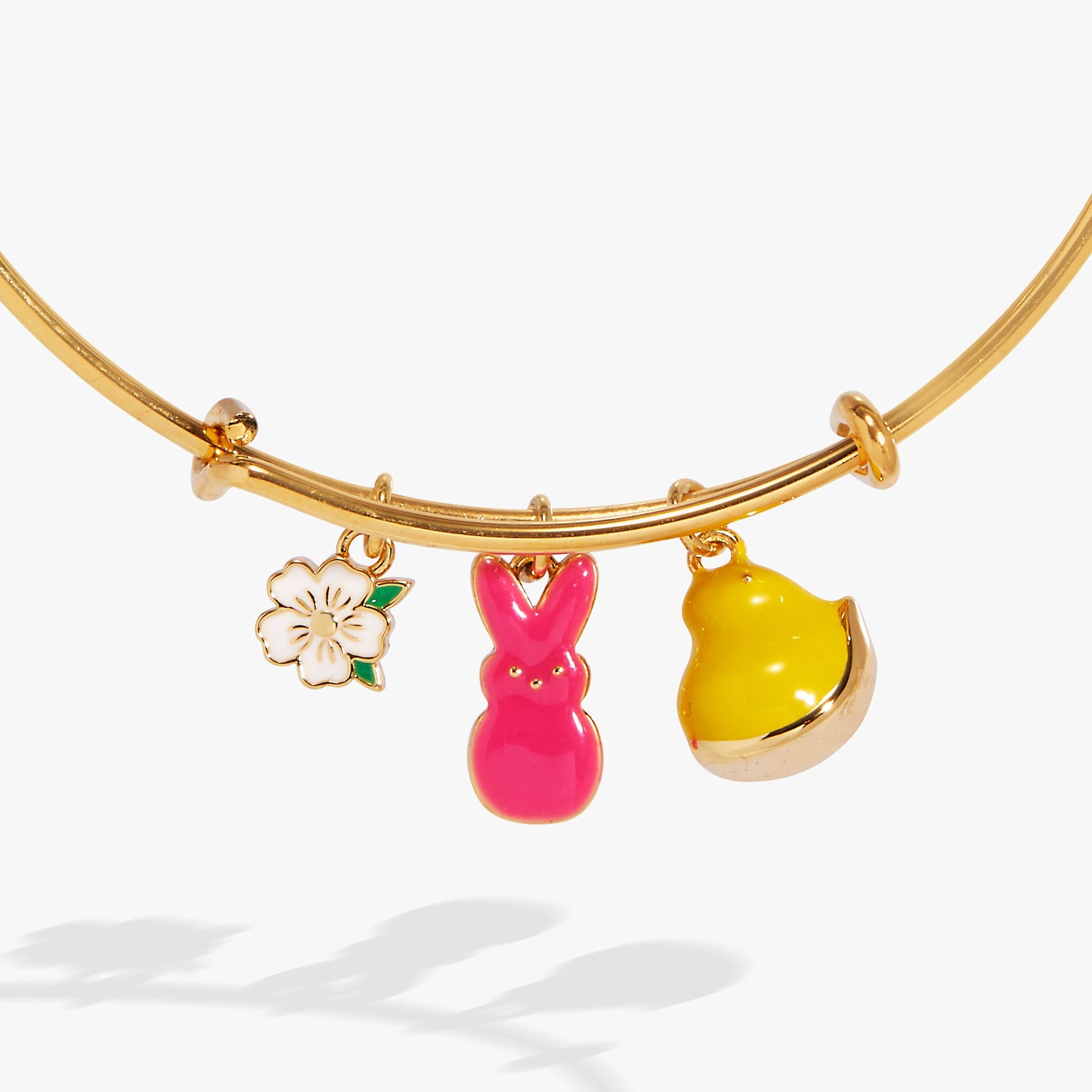 PEEPS® Chick and Bunny Multi Charm Bangle ALEX AND ANI