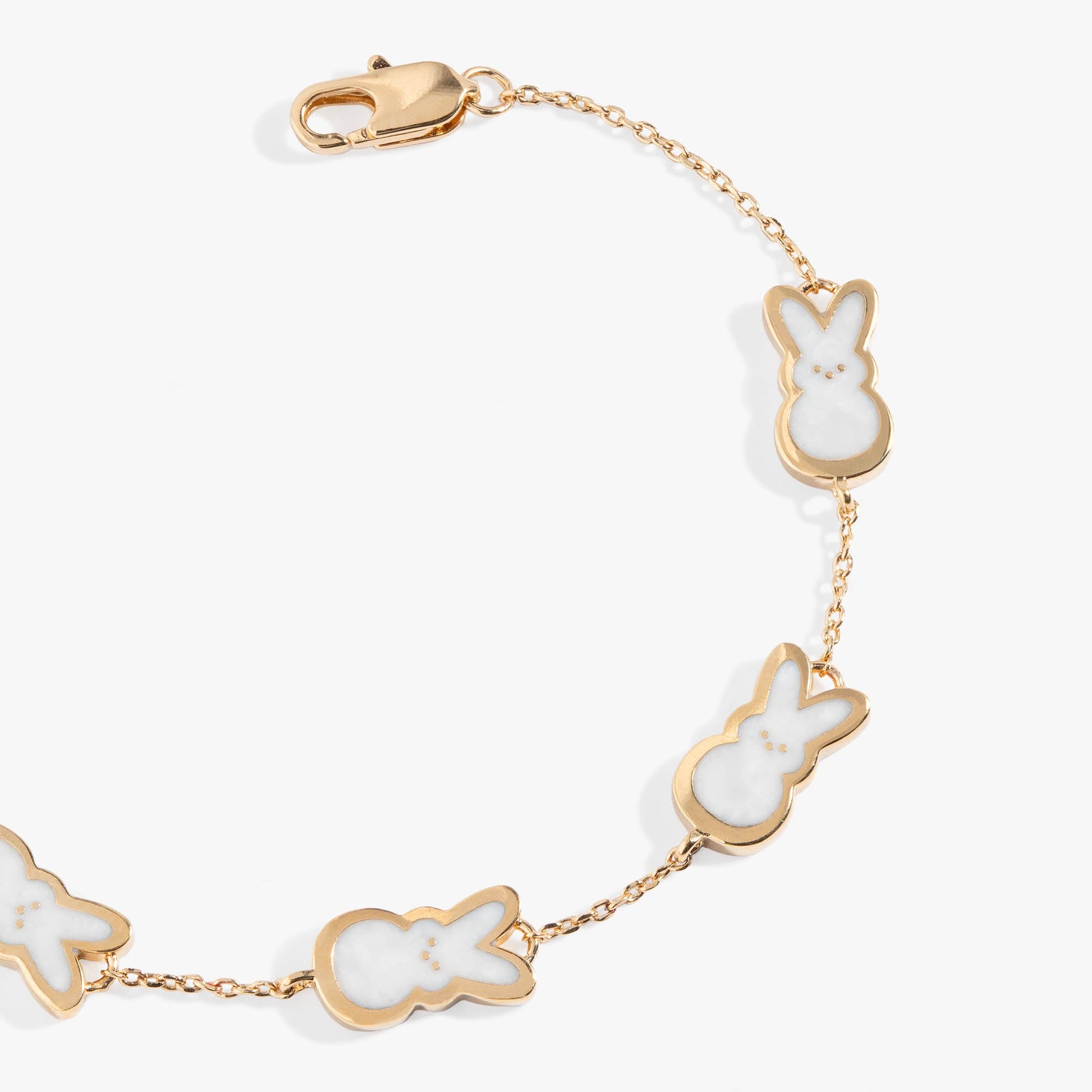 PEEPS® Pearlized Bunny Charm Bracelet ALEX AND ANI