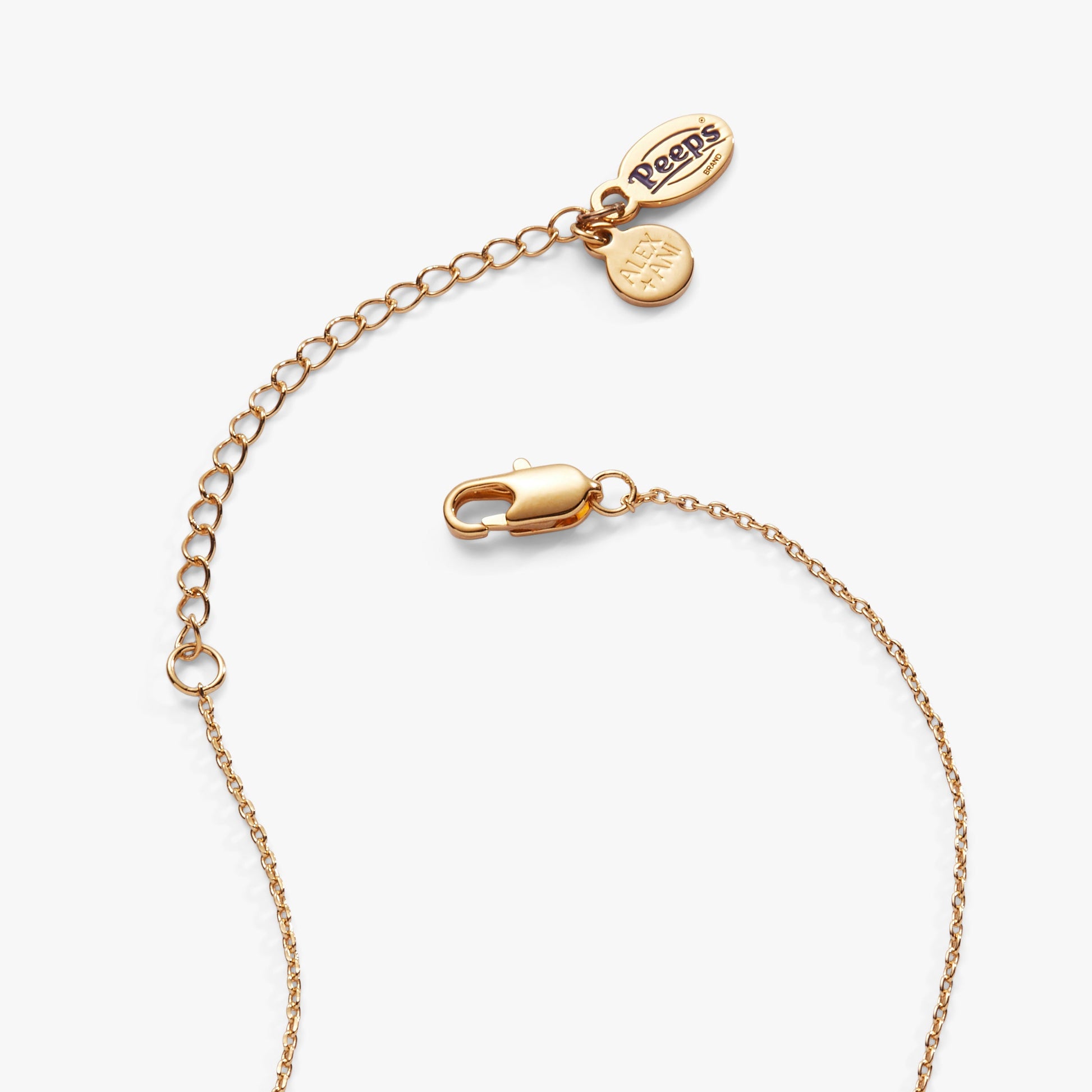 PEEPS® Pearlized Bunny Charm Necklace ALEX AND ANI