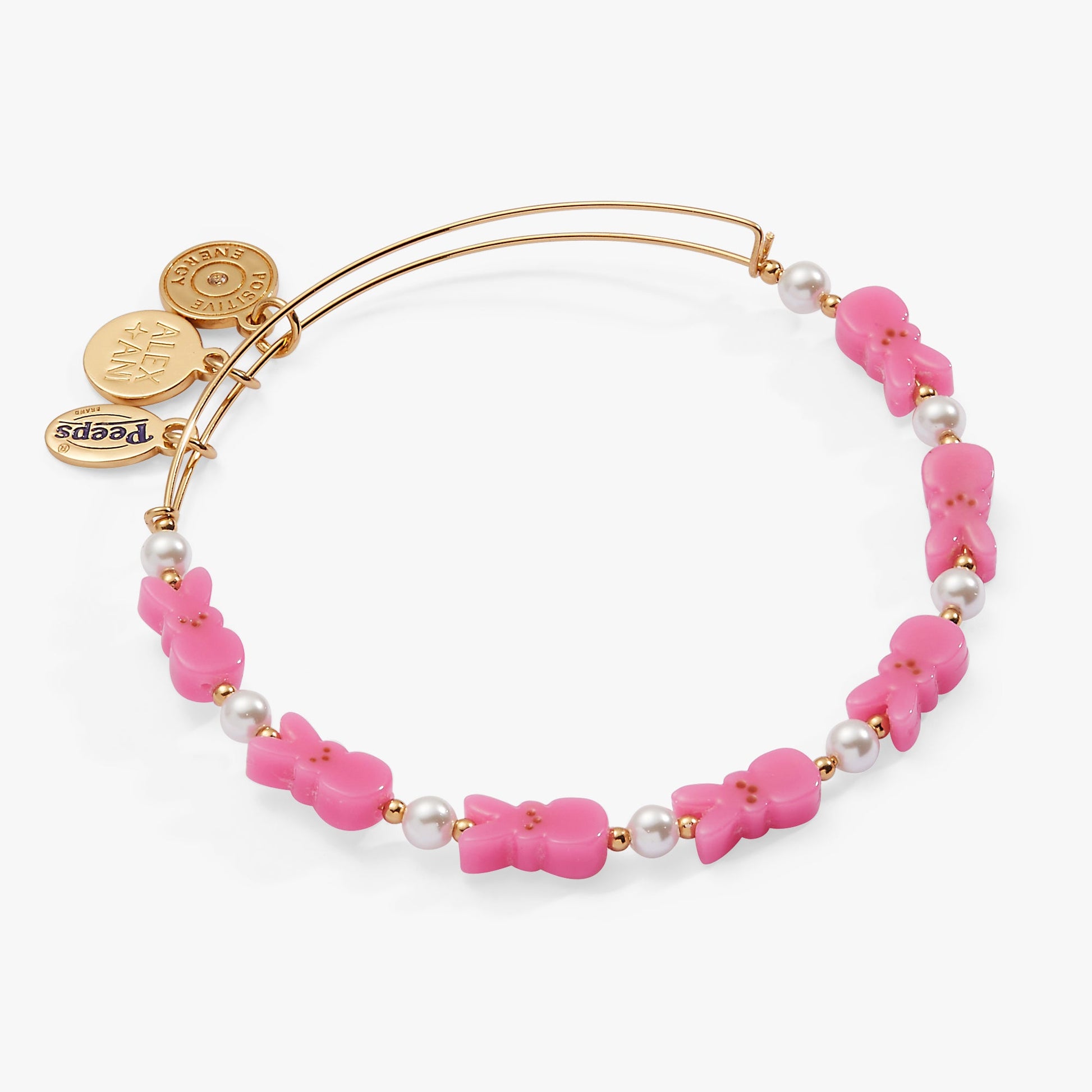 PEEPS® Bunny Beaded Bangle ALEX AND ANI
