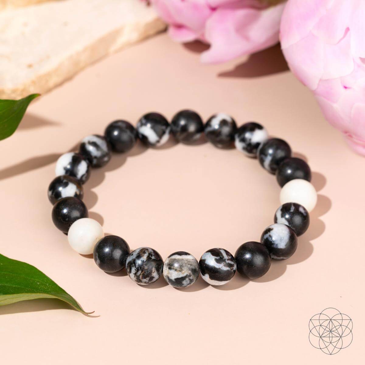 Permission to Pause - The Zebra Jasper Bracelet Conscious Items
