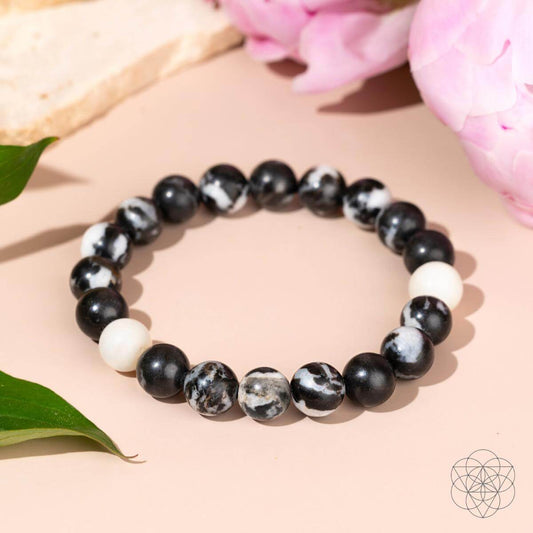 Permission to Pause - The Zebra Jasper Bracelet Conscious Items