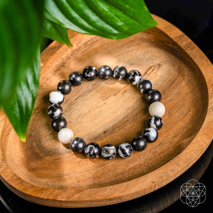 Permission to Pause - The Zebra Jasper Bracelet Conscious Items