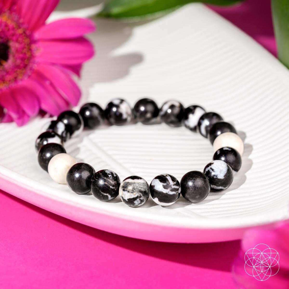 Permission to Pause - The Zebra Jasper Bracelet Conscious Items