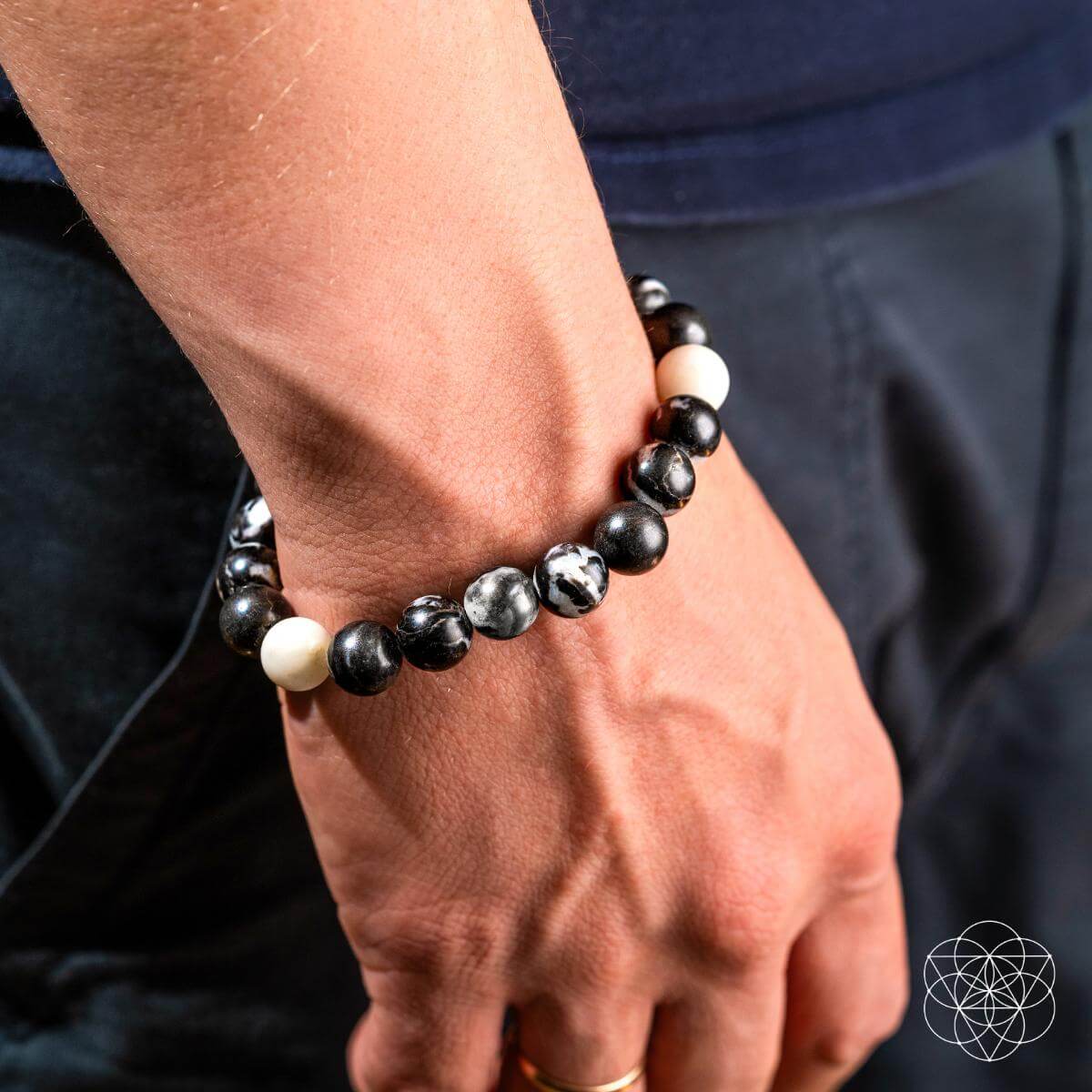 Permission to Pause - The Zebra Jasper Bracelet Conscious Items