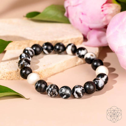 Permission to Pause - The Zebra Jasper Bracelet Conscious Items