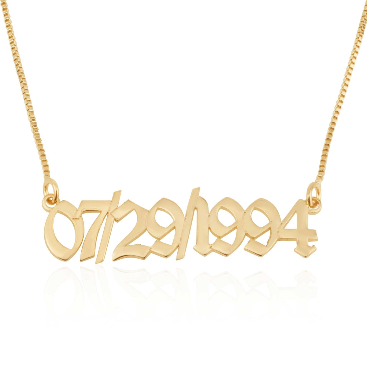 Personalized Date Necklace