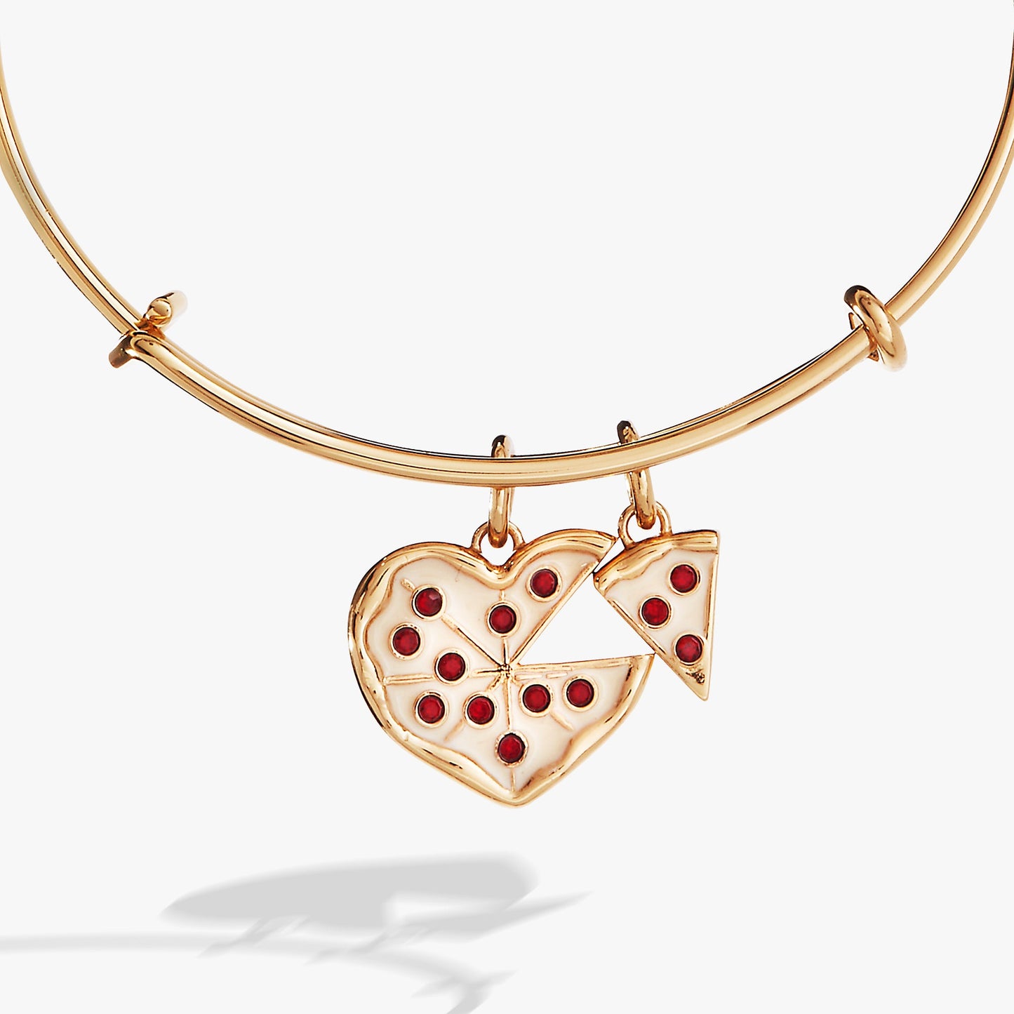 'Take A Pizza My Heart' Multi Charm Bangle ALEX AND ANI
