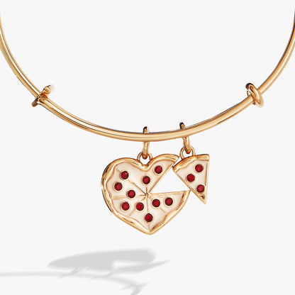 'Take A Pizza My Heart' Multi Charm Bangle ALEX AND ANI