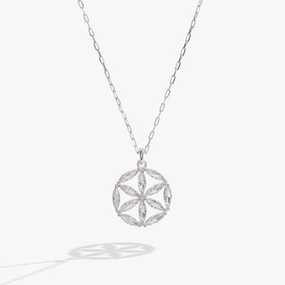 Faith and Family Rosette Pendant Necklace ALEX AND ANI