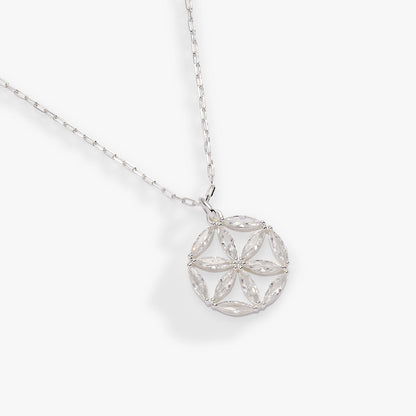 Faith and Family Rosette Pendant Necklace ALEX AND ANI
