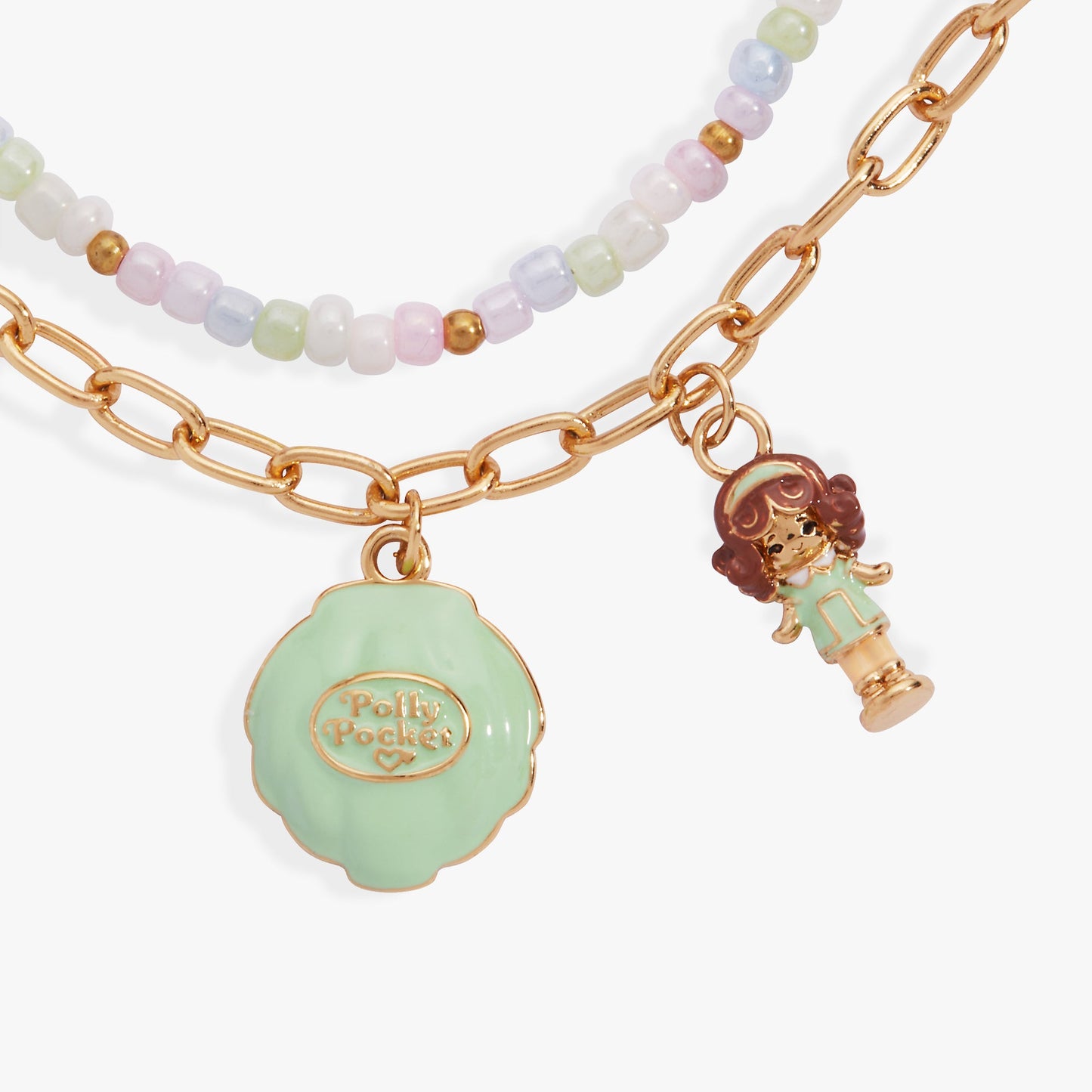 Polly Pocket™ 2 Row Charm Bracelet ALEX AND ANI