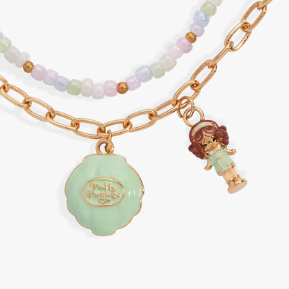 Polly Pocket™ 2 Row Charm Bracelet ALEX AND ANI