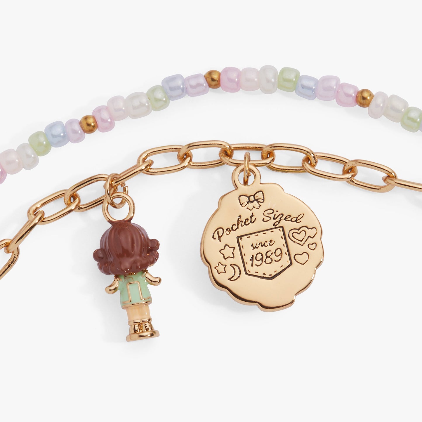 Polly Pocket™ 2 Row Charm Bracelet ALEX AND ANI