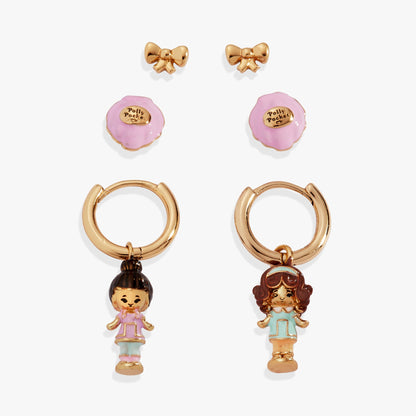 Polly Pocket™ Earring Set of 3 ALEX AND ANI