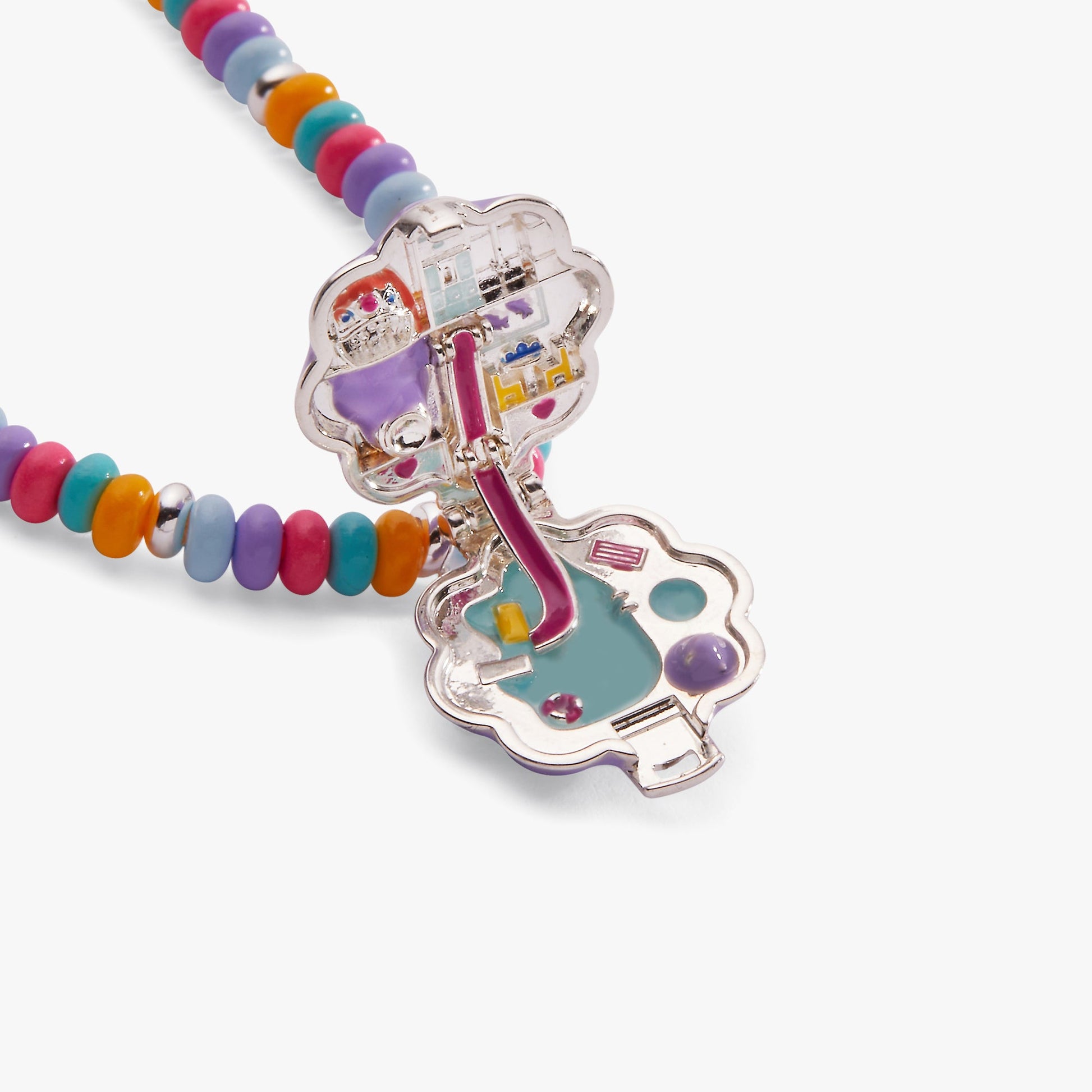 Polly Pocket™ Limited Edition Pool Party Beaded Locket Necklace ALEX AND ANI
