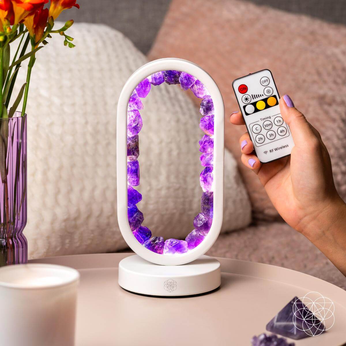 Portal to Peace - Amethyst Lamp of Stress Relief Conscious Items