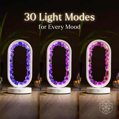 Portal to Peace - Amethyst Lamp of Stress Relief Conscious Items