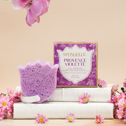 Provence Violette | Les Fleurs Body Buffer Spongellé