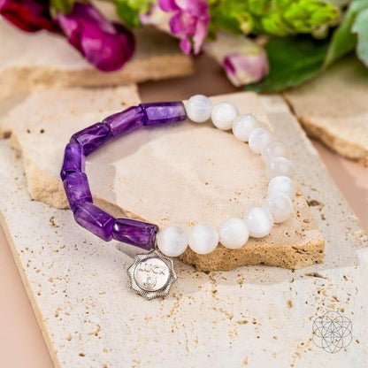 Pure Luck - Horseshoe Amethyst Bracelet Conscious Items