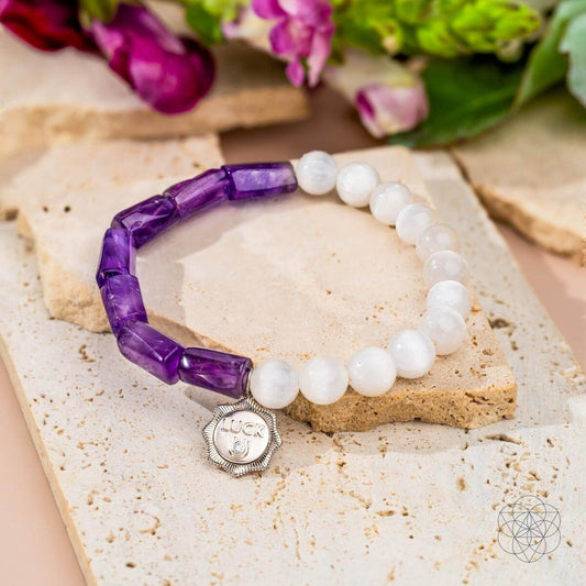 Pure Luck - Horseshoe Amethyst Bracelet Conscious Items