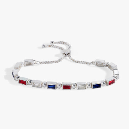 Red, White and Blue Baguette Bolo ALEX AND ANI