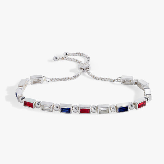 Red, White and Blue Baguette Bolo ALEX AND ANI