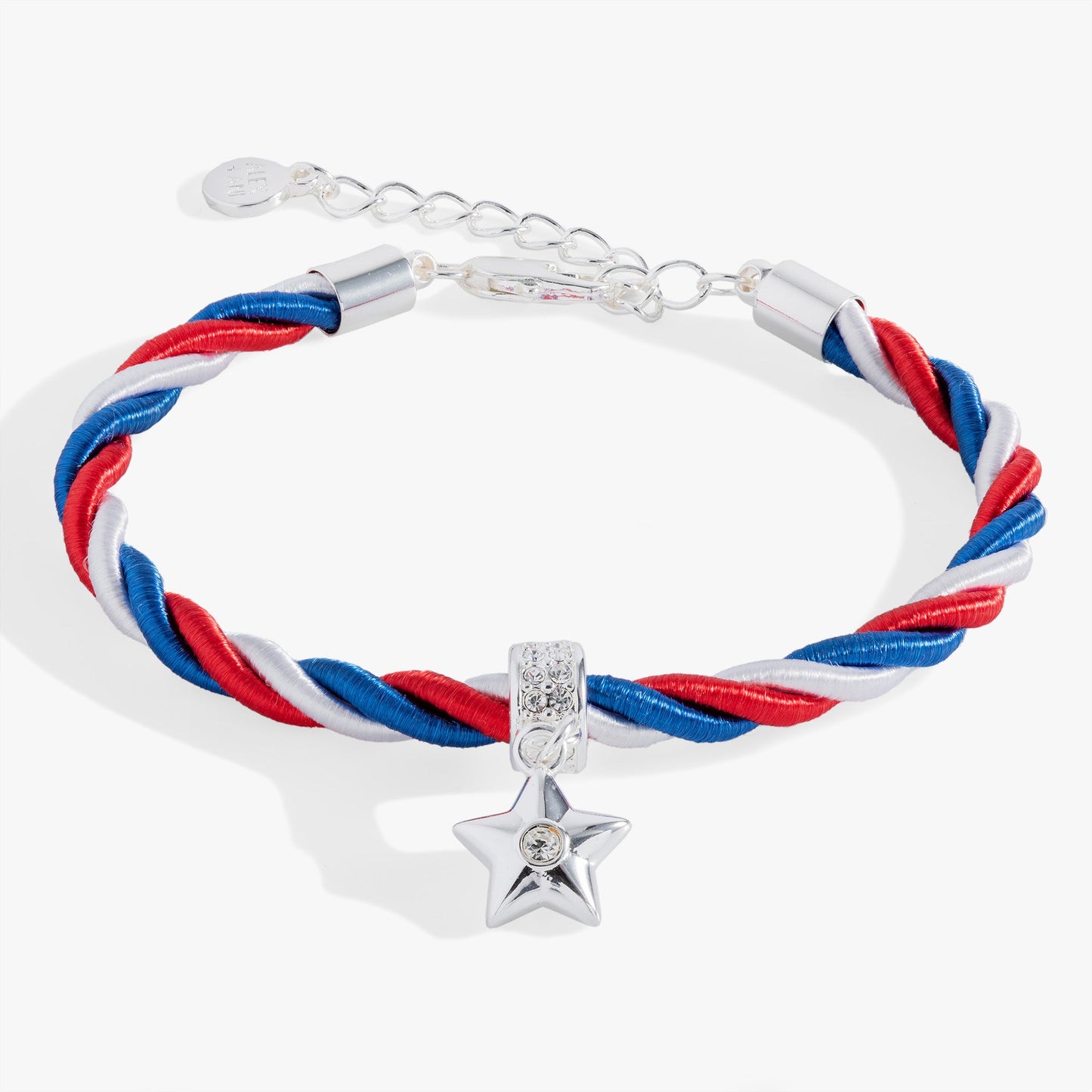 Red, White and Blue Star Cord Bracelet ALEX AND ANI
