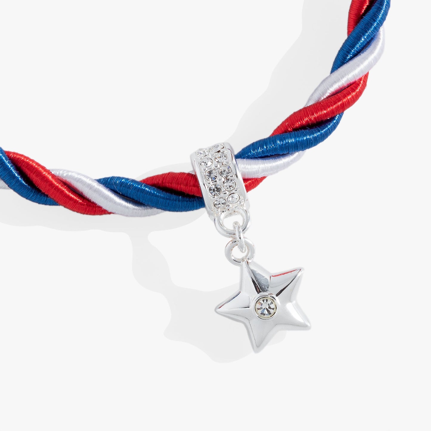 Red, White and Blue Star Cord Bracelet ALEX AND ANI