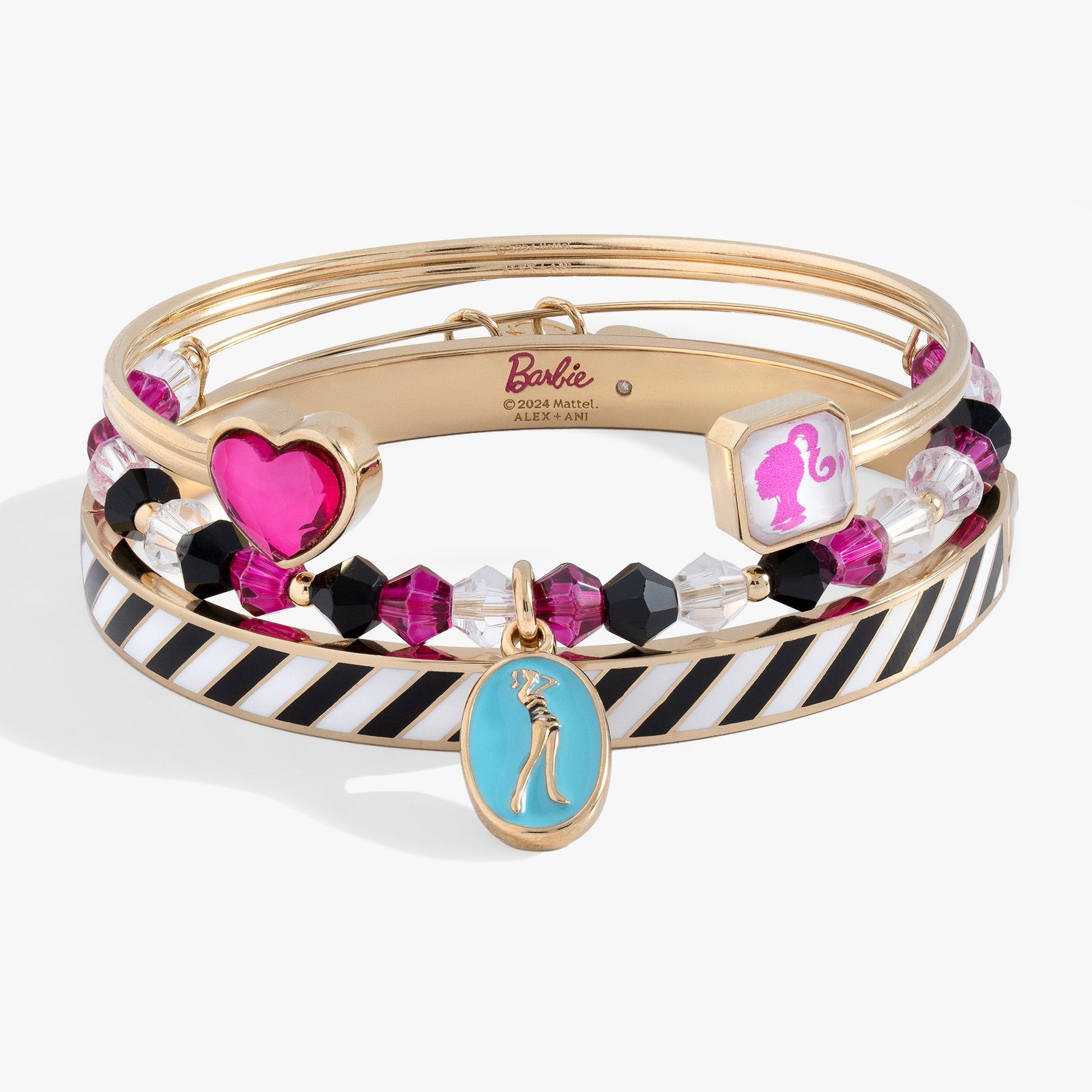 Retro Barbie™ Bracelet Set of 3 ALEX AND ANI