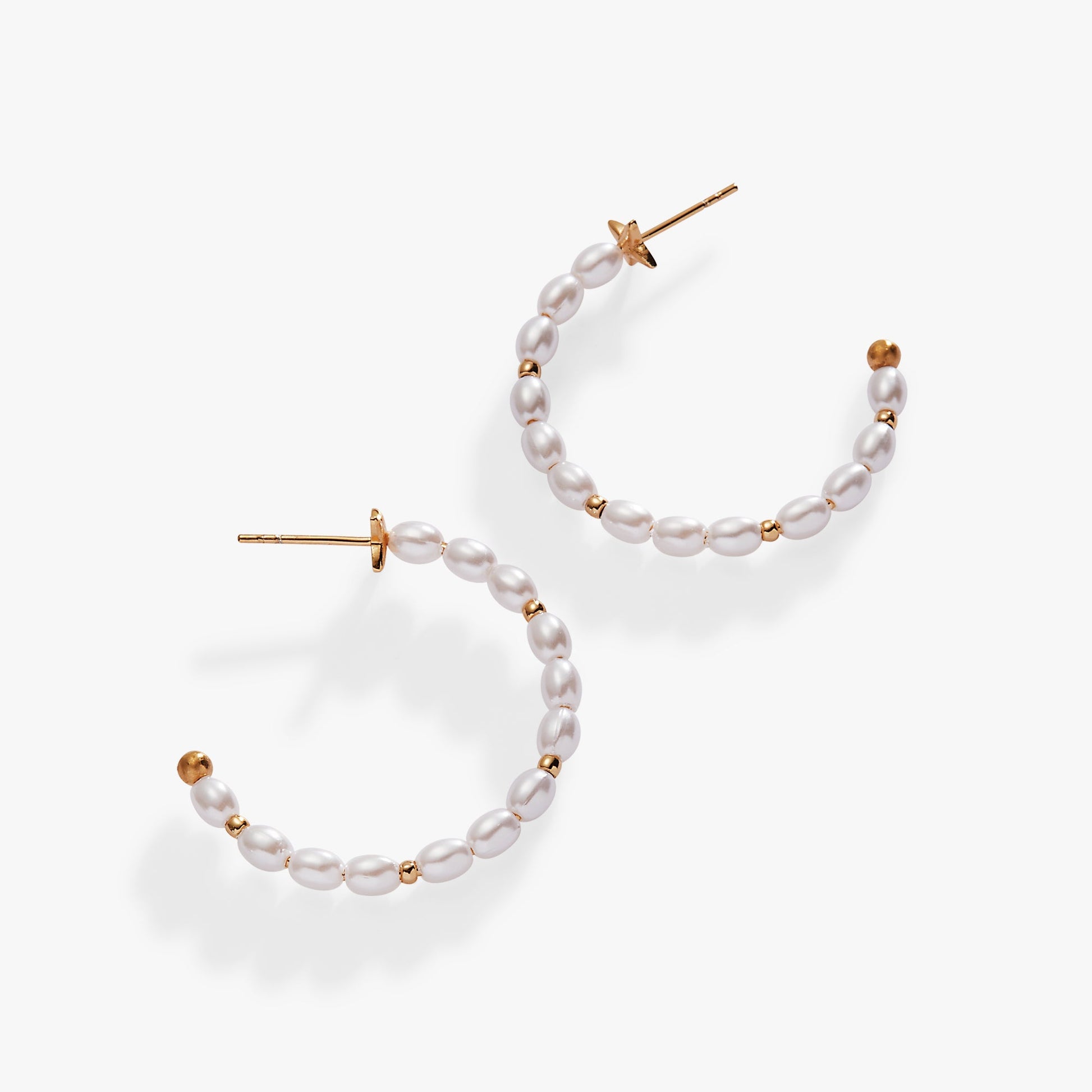 Rice Pearl Hoop Earring ALEX AND ANI