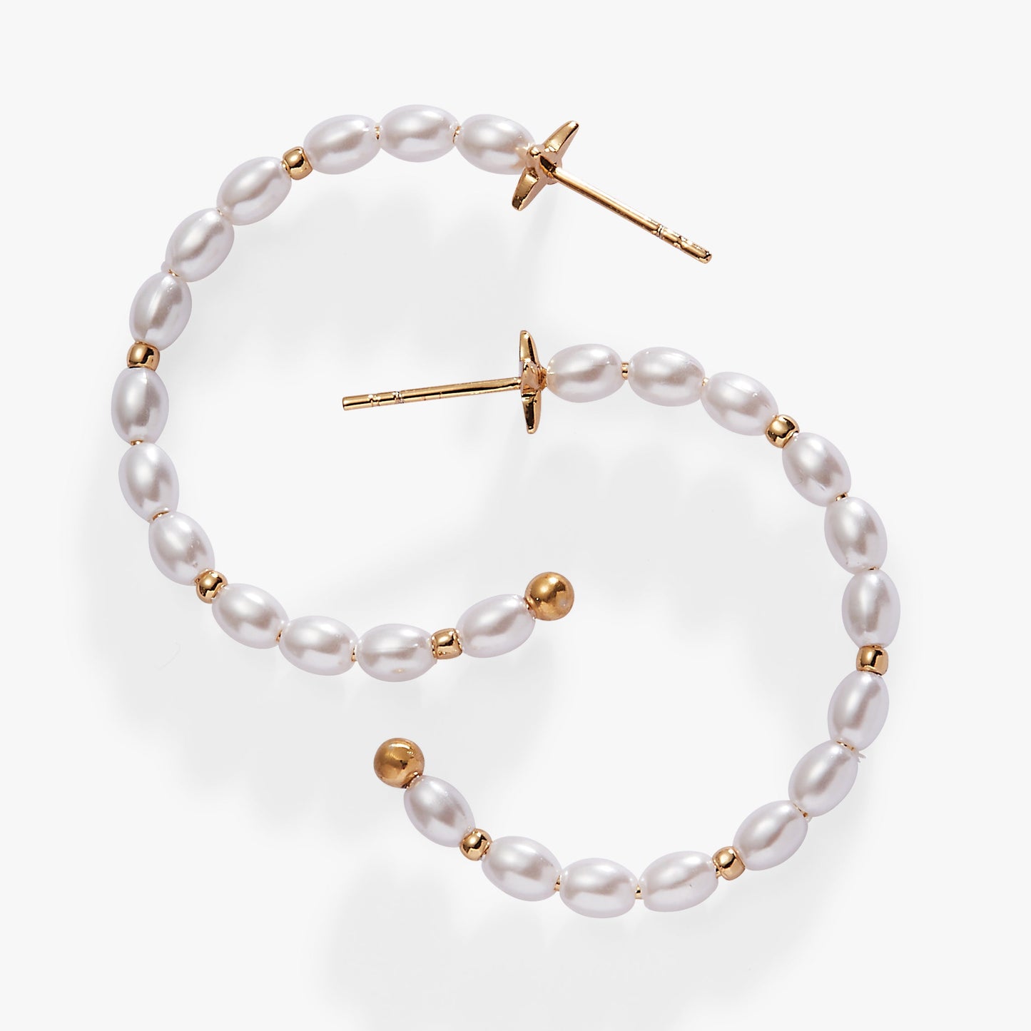 Rice Pearl Hoop Earring ALEX AND ANI