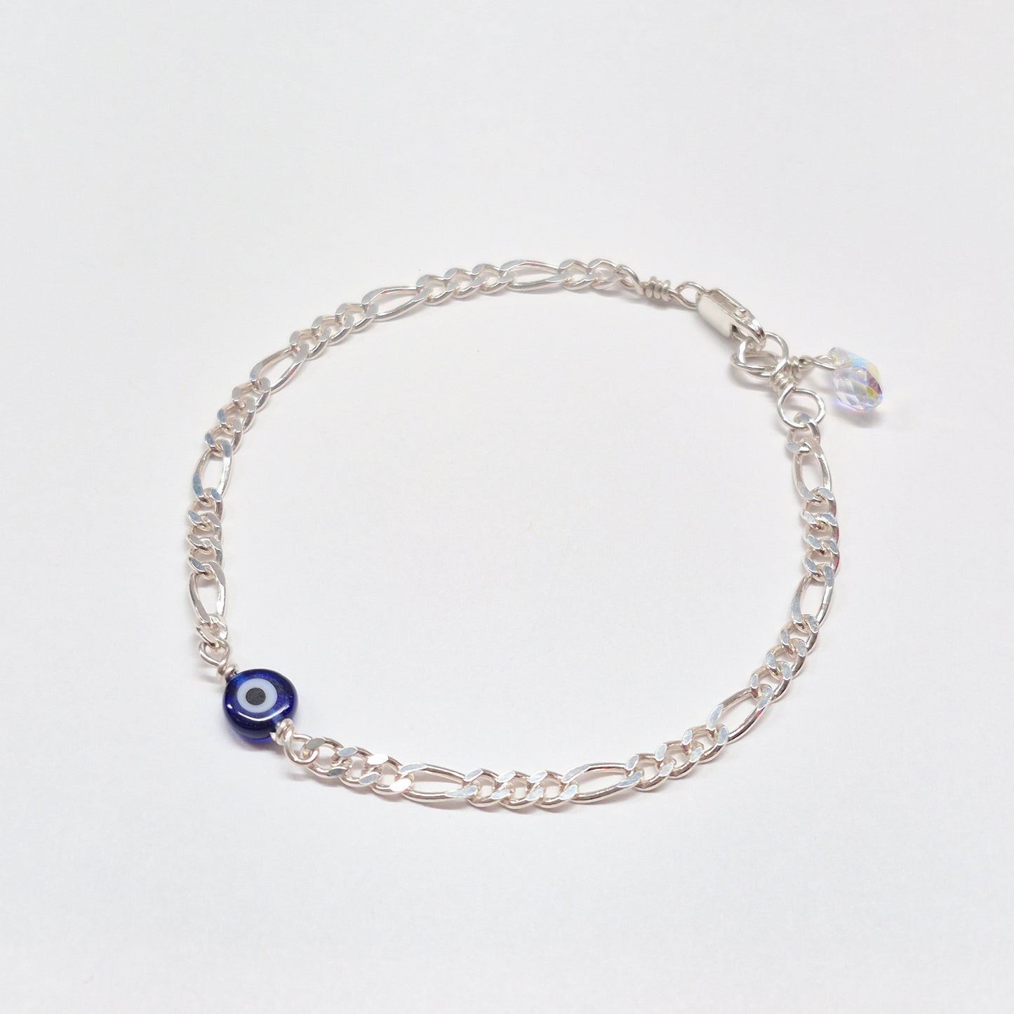 Evil Eye Bracelet w Swarovski Clasp