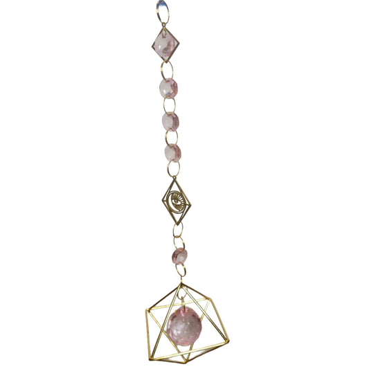 Suncatcher- Pink w/ Prism My DIY Crafts