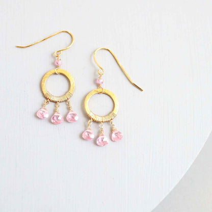 Rose Quartz Mini Boho EarringsInspired by dream catchers, these boho minis are ready-to-wear with anything. 
- Rose Quartz gemstones- 1.5" long- French Hooks- 14k gold plated over .925 Italian fiEarringsPARKEN JEWELRYVettedArcRose Quartz Mini Boho Earrings