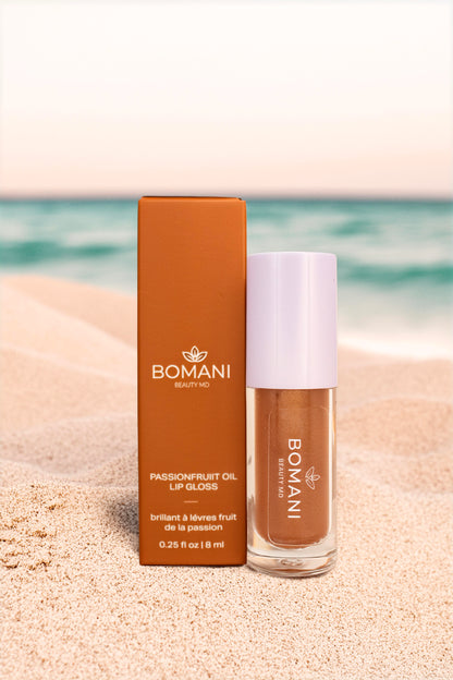 Rosé - Passionfruit Oil Lip Gloss Bomani Beauty MD