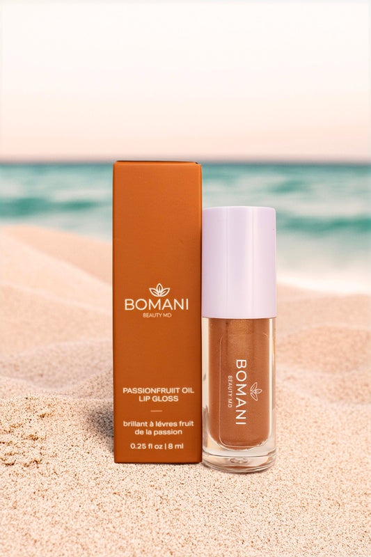 Rosé - Passionfruit Oil Lip Gloss Bomani Beauty MD