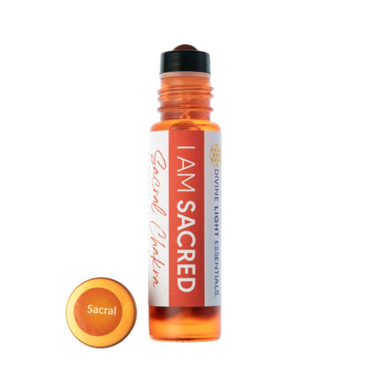 I Am Sacred Essential Oil Elixir - Sacral Chakra - Abundance - Creativity - Inspiration Divine Light Codes