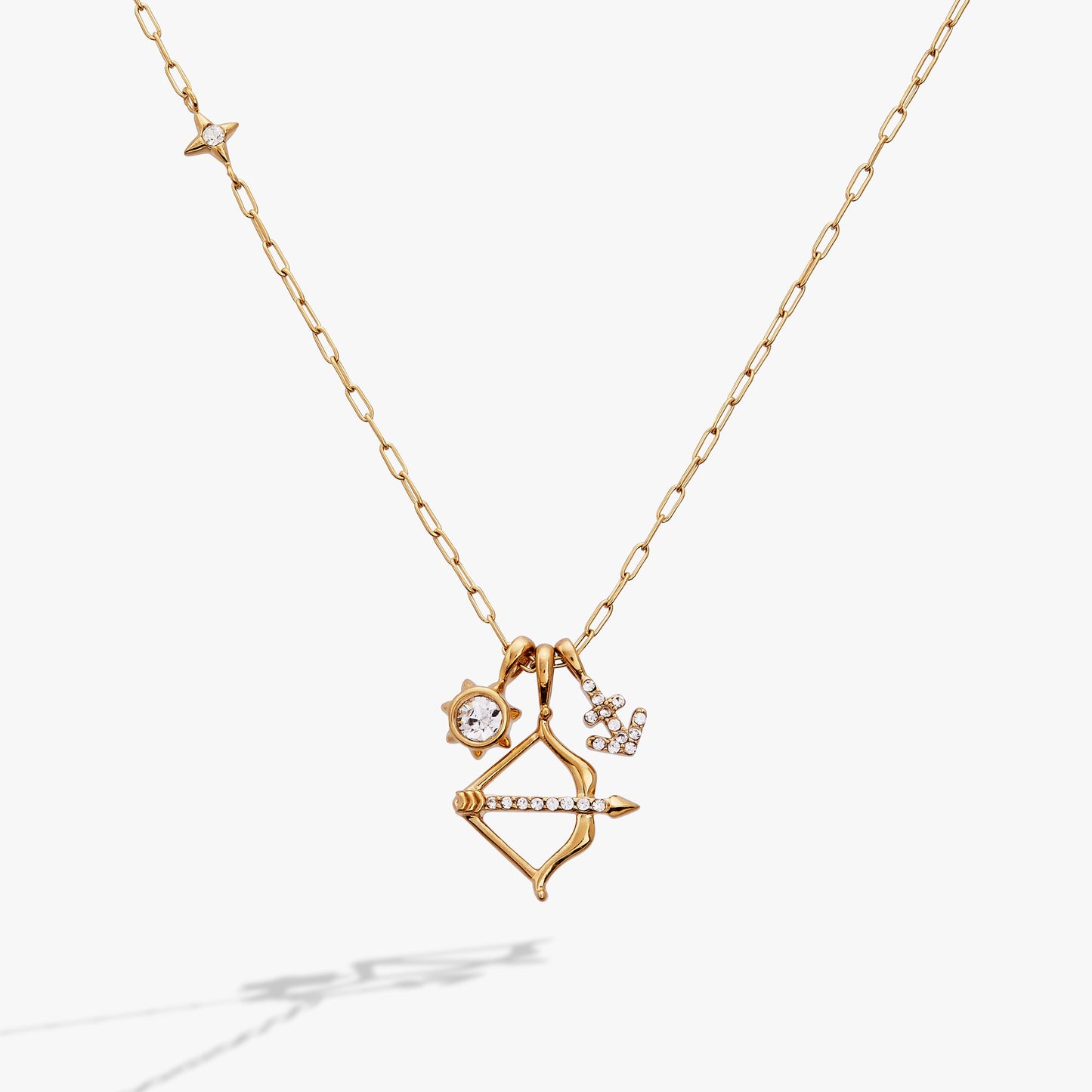 Sagittarius Zodiac Charm Cluster Necklace ALEX AND ANI