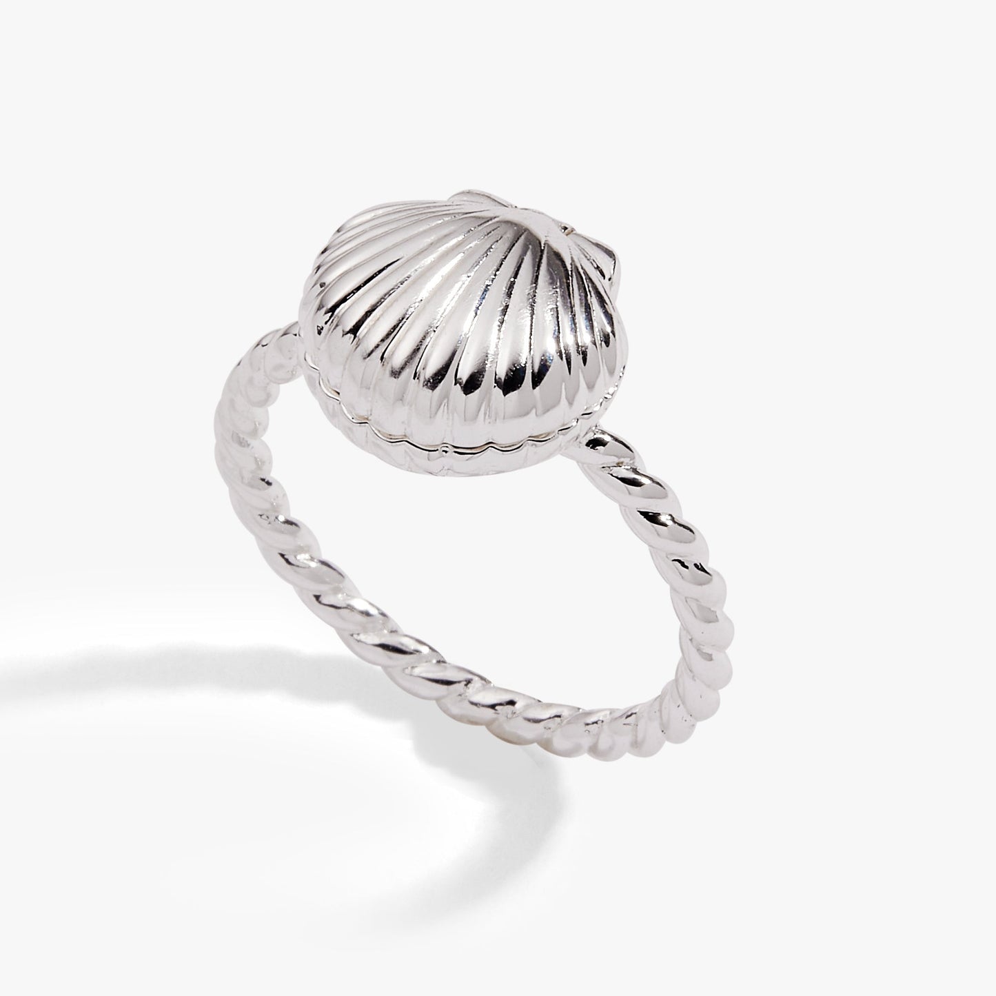 Salt + Sea 'Seashells Are Love Letters In The Sand' Locket Ring ALEX AND ANI