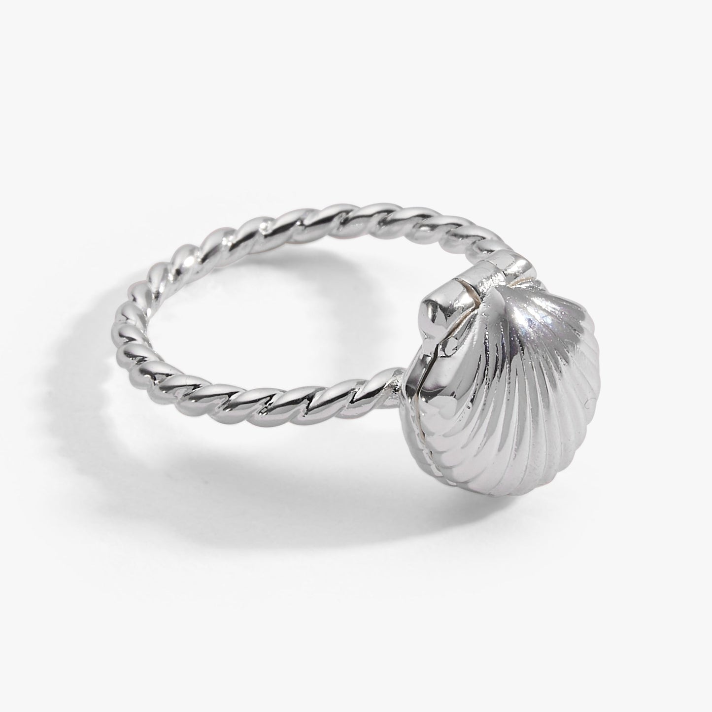 Salt + Sea 'Seashells Are Love Letters In The Sand' Locket Ring ALEX AND ANI