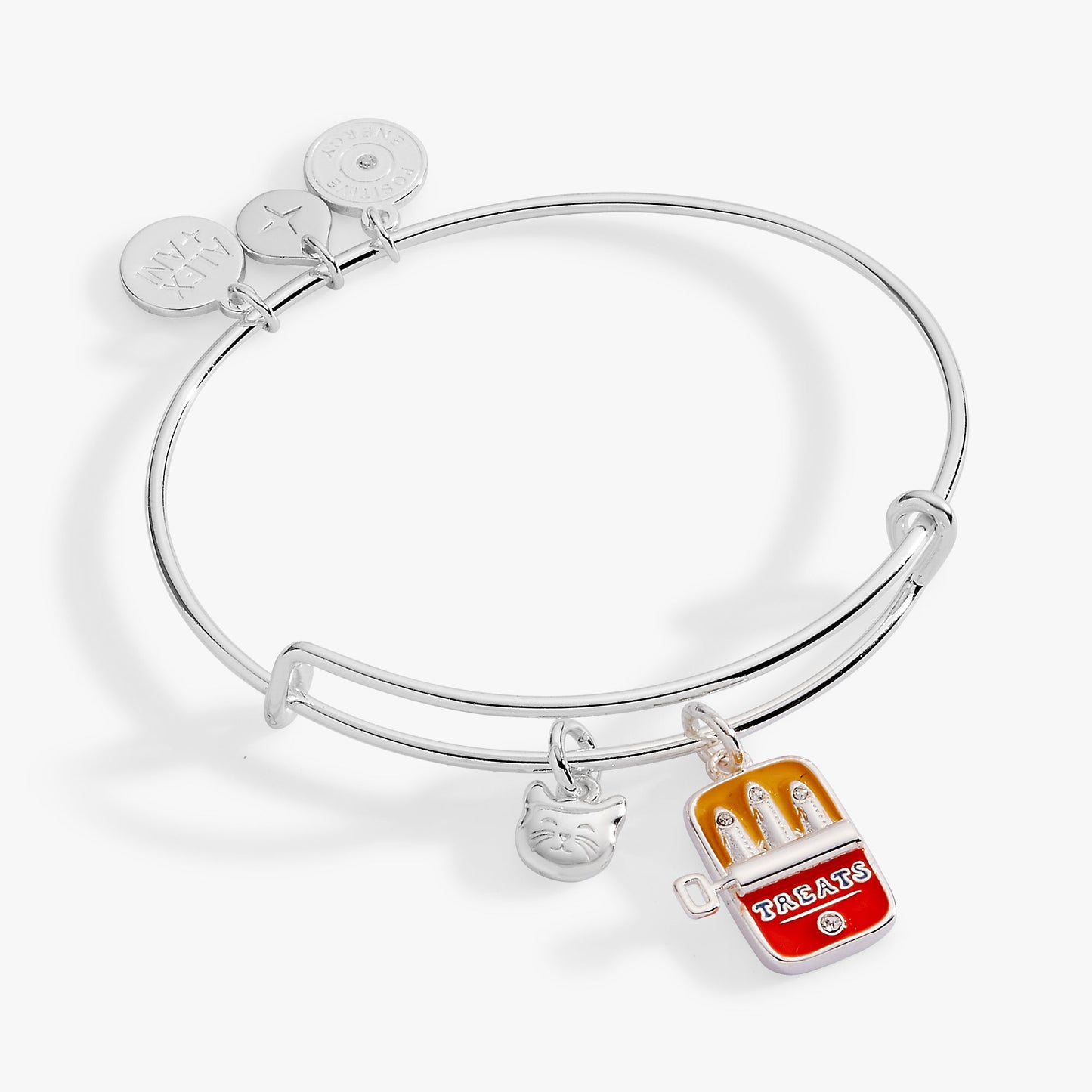 Cat & Sardine Tin Duo Charm Bangle ALEX AND ANI