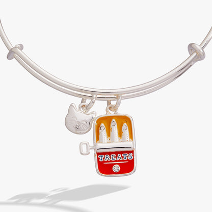 Cat & Sardine Tin Duo Charm Bangle ALEX AND ANI