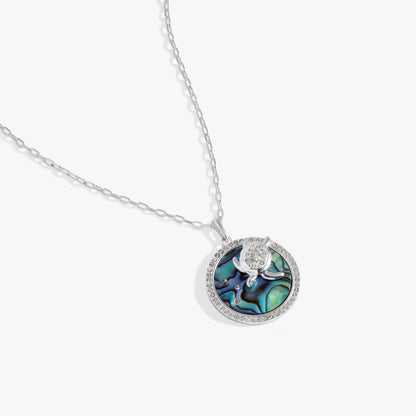 Sea Turtle and Abalone Adjustable Necklace ALEX AND ANI