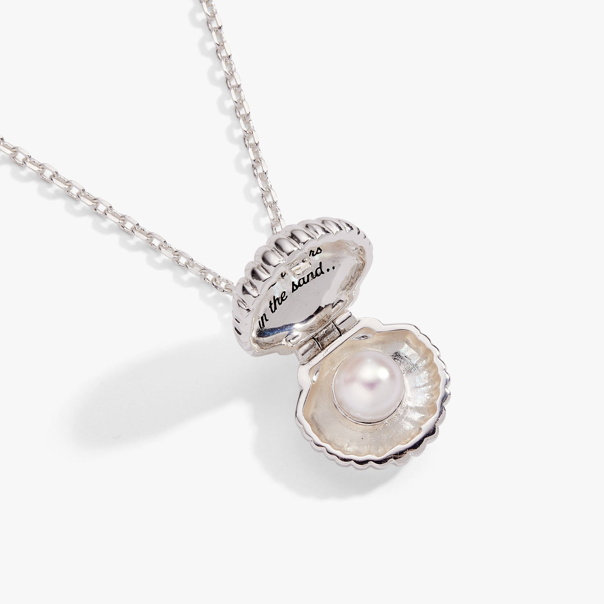 Salt + Sea 'Seashells Are Love Letters In The Sand' Seashell Locket Pendant ALEX AND ANI
