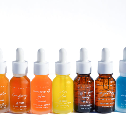 Daily Glow Serum Bundle Organic Pressed Nourishing Serums Pretty farm girl