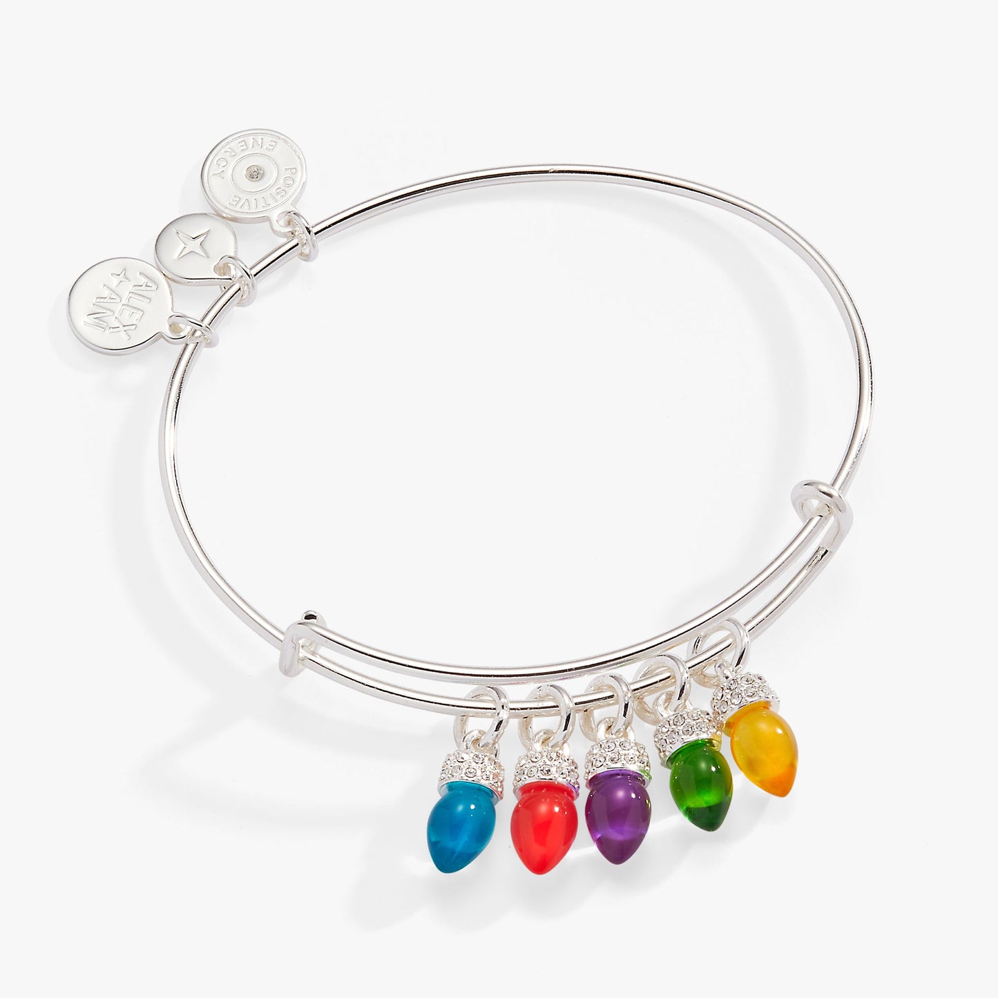 Christmas Light Bulb Charm Bangle ALEX AND ANI