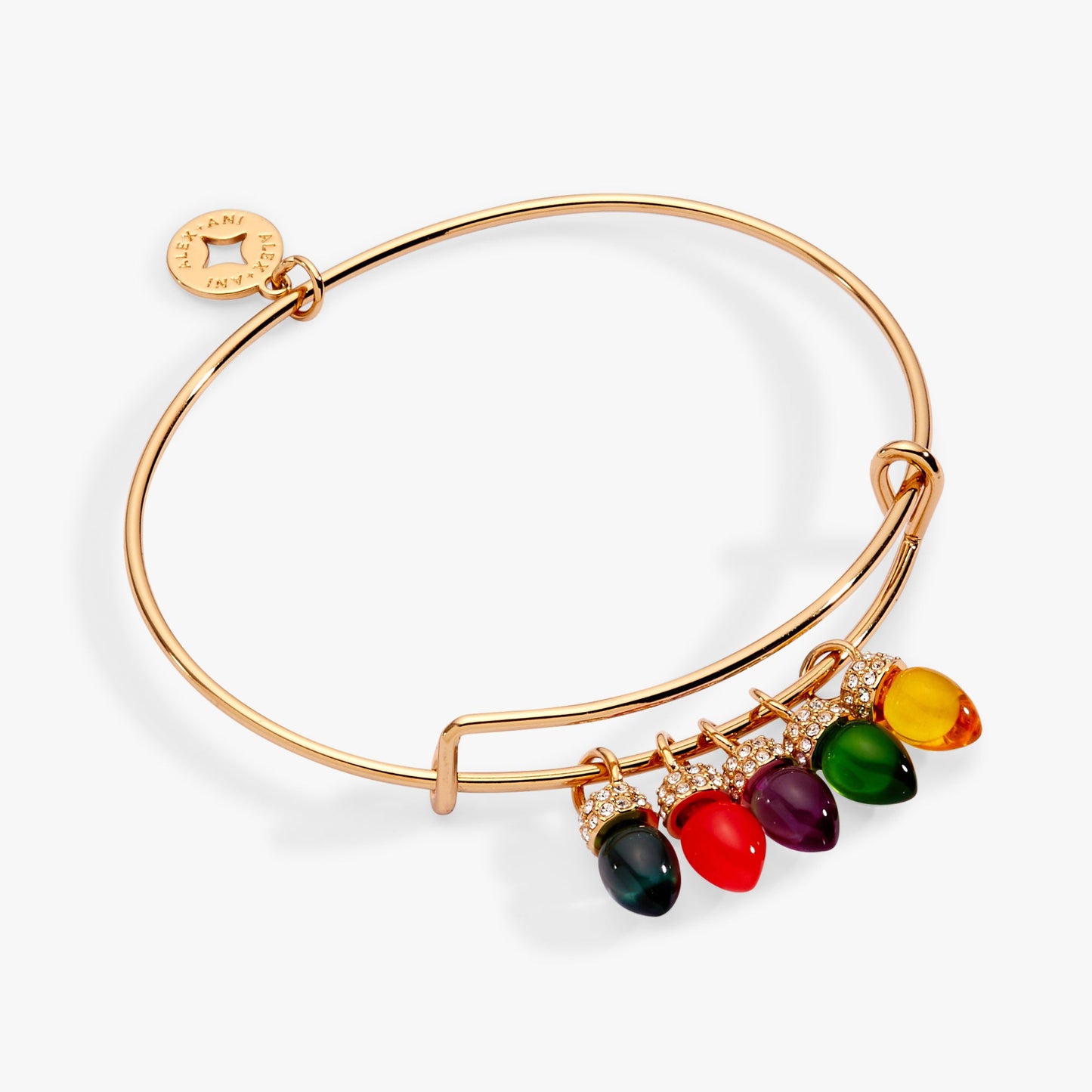 Christmas Light Bulb Charm Bangle ALEX AND ANI