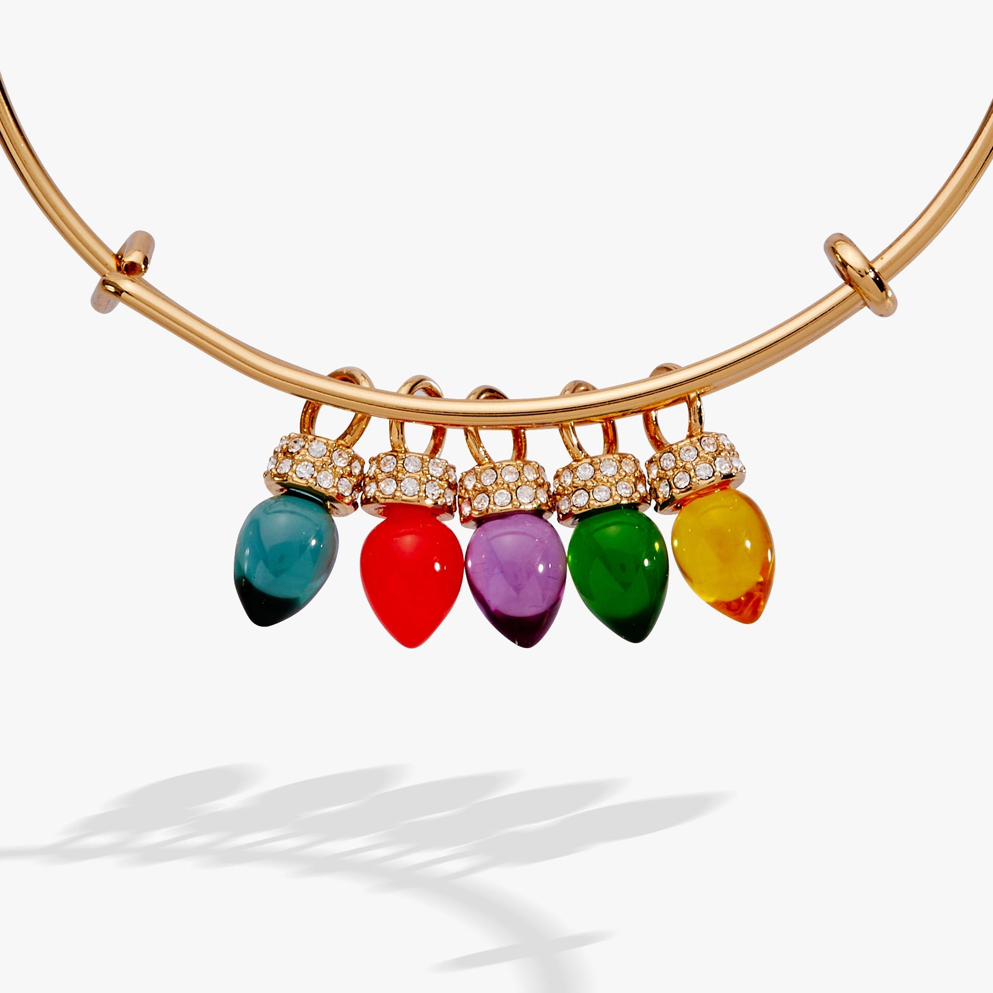 Christmas Light Bulb Charm Bangle ALEX AND ANI